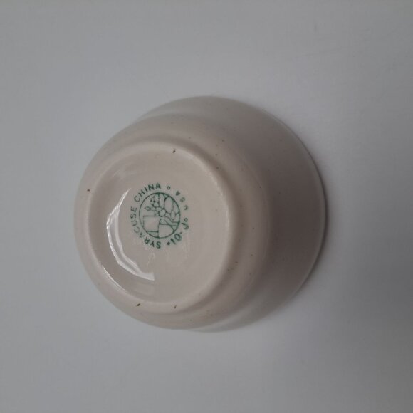 Syracuse China Brown Speckled Pudding Cup Vintage Collectible Tableware - Picture 7 of 7